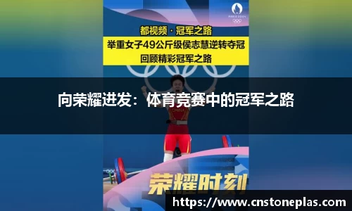 向荣耀进发：体育竞赛中的冠军之路